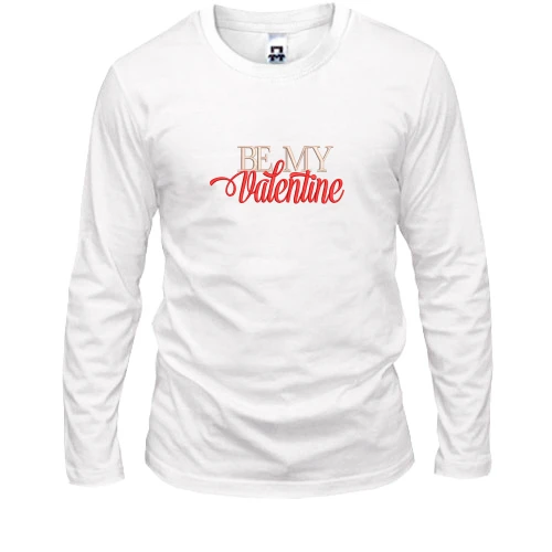 Чоловічий лонгслів Be My Valentine