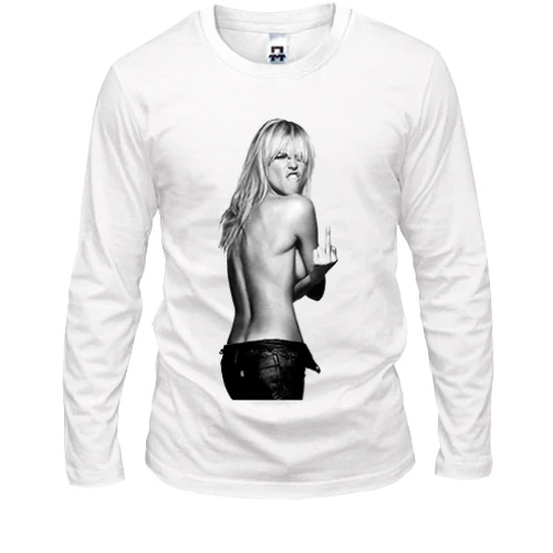 Мужской лонгслив Kate Moss f*ck you
