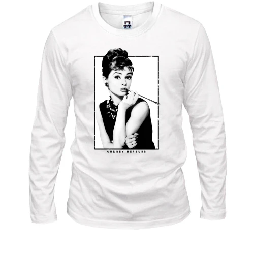 Мужской лонгслив Audrey Hepburn