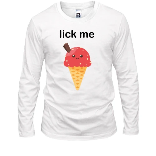 Мужской лонгслив Lick me