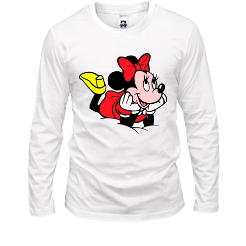 Мужской лонгслив Minie Mouse мечтает