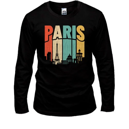 Чоловічий лонгслів Paris Retro
