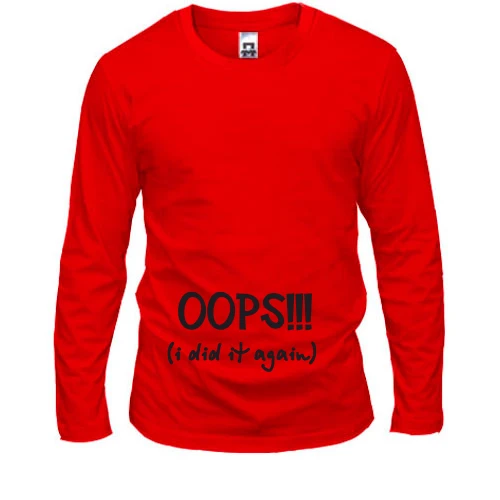 Мужской лонгслив OOPS!