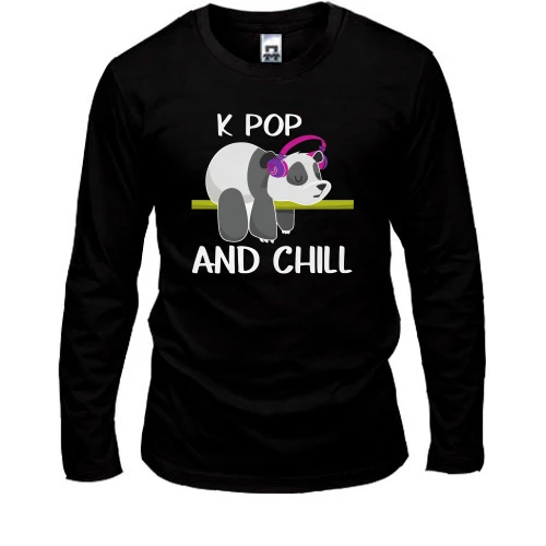 Чоловічий лонгслів K-POP and Chill