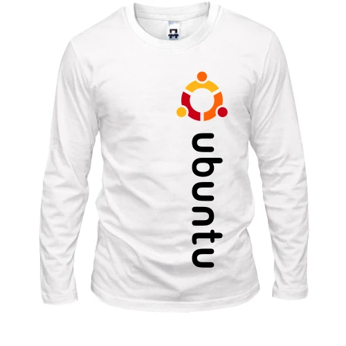 Мужской лонгслив ubuntu. Men.