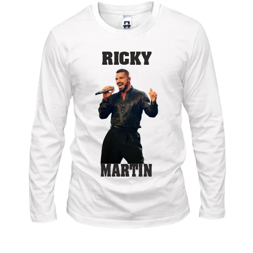 Мужской лонгслив Ricky Martin - livin' la vida loca