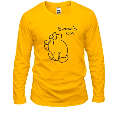 Мужской лонгслив с Simon's cat
