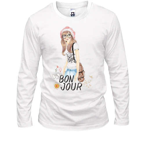 Мужской лонгслив bon jour