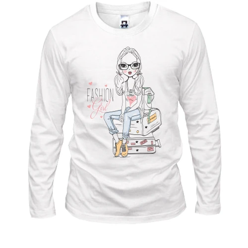 Мужской лонгслив fashion girl