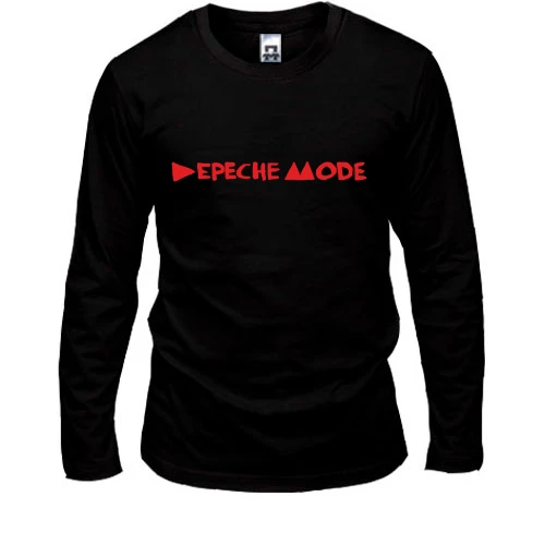 Мужской лонгслив Depeche Mode inscription