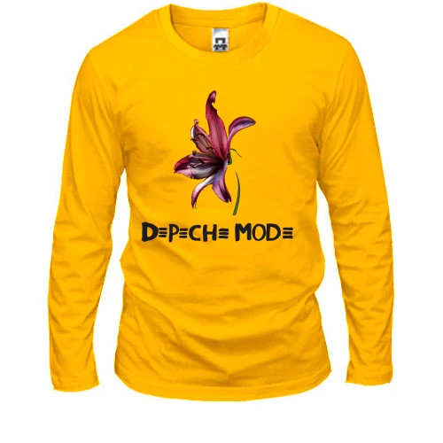 Мужской лонгслив Depeche Mode orchid