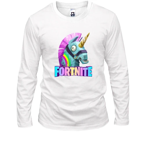 Мужской лонгслив с единорогом "fortnite"