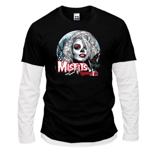 Чоловічий лонгслів Комбі Misfits Vampire girl