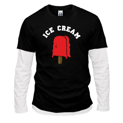 Чоловічий лонгслів Комбі Морозиво Ice Cream