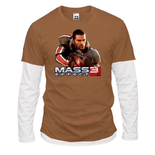 Чоловічий лонгслів Комбі Mass Effect 3