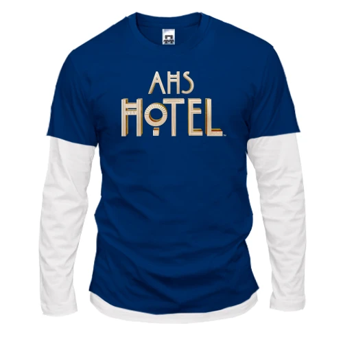 Мужской лонгслив с двойным рукавом AHS Hotel (American Horror Story)