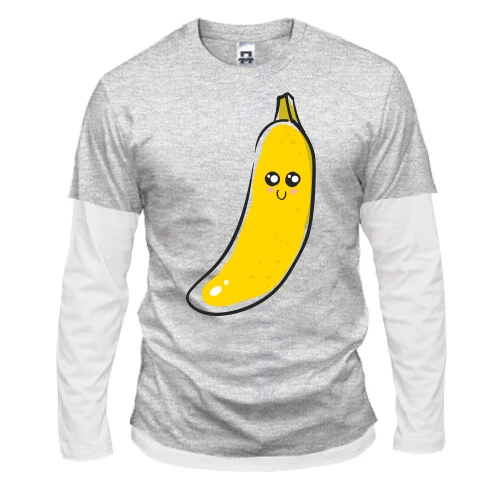 Чоловічий лонгслів Комбі Cute Banana