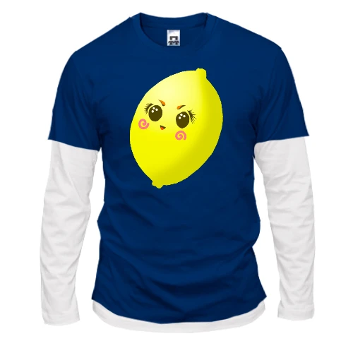 Чоловічий лонгслів Комбі Crazy Lemon