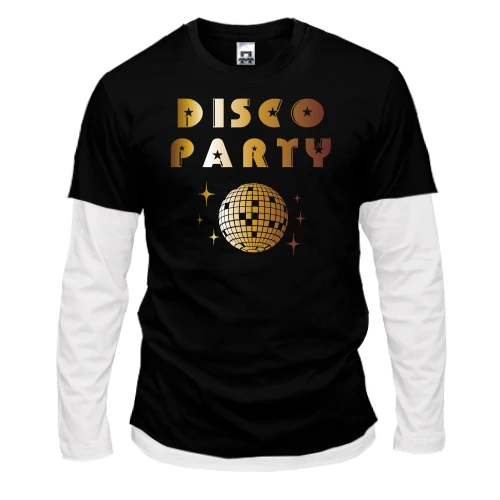 Мужской лонгслив Комби Disco Party