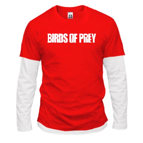 Чоловічий лонгслів з подвійним рукавом Birds of Prey