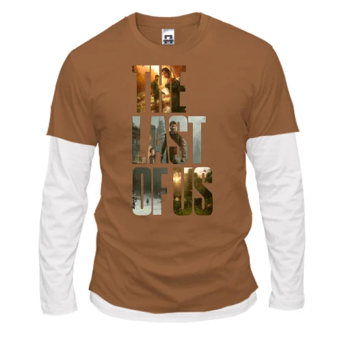 Мужской лонгслив Комби, синий, The Last of Us Logo