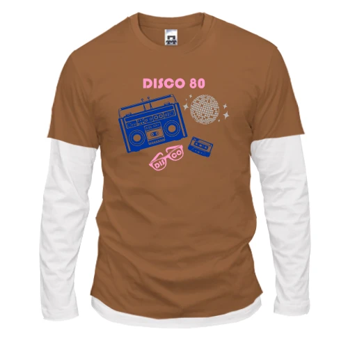 Мужской лонгслив Комби DISCO 80