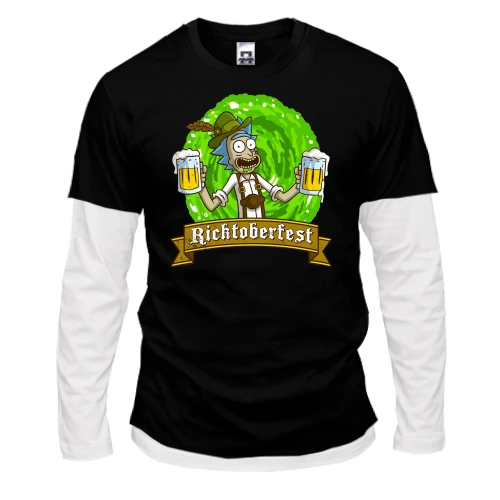 Мужской лонгслив Комби Ricktoberfest
