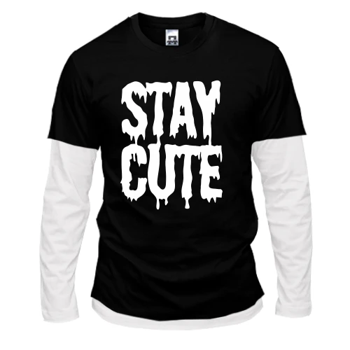Чоловічий лонгслів Комбі stay cute