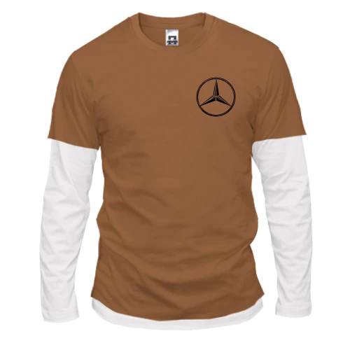 Мужской лонгслив Комби Mercedes (mini)