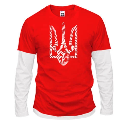 Мужской лонгслив Комби "Код нации"