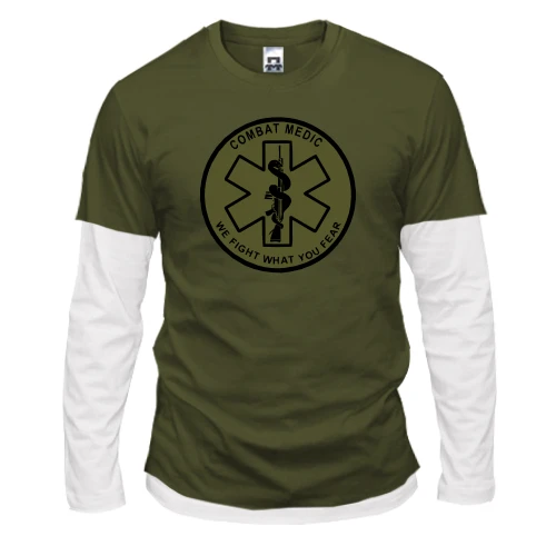 Мужской лонгслив Комби "Combat medic"