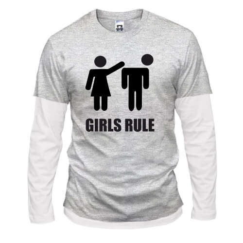 Мужской лонгслив Комби Girls rule