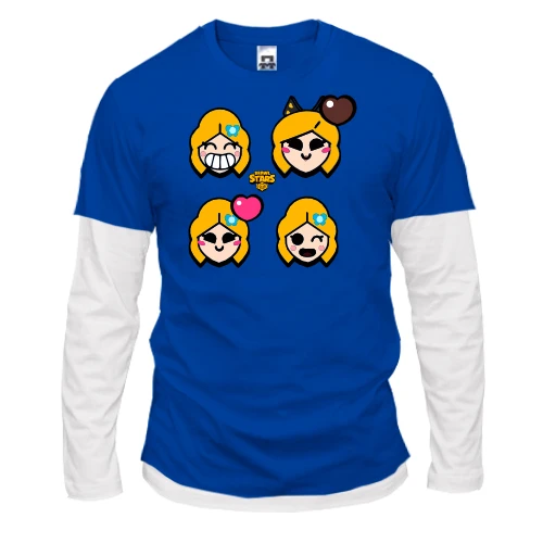 Мужской лонгслив Комби Brawl Stars - Пайпер