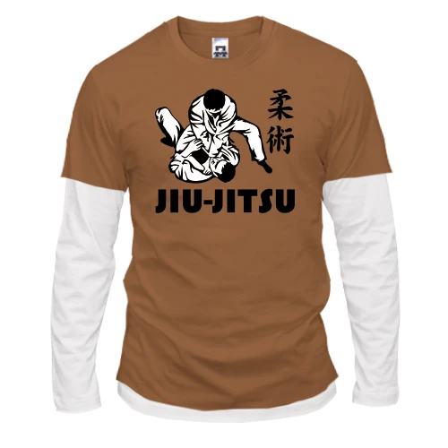 Мужской лонгслив с двойным рукавом Jiu-Jitsu (2)
