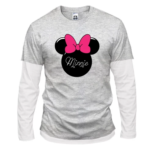 Мужской лонгслив Комби, синий, Minie Mouse (6)
