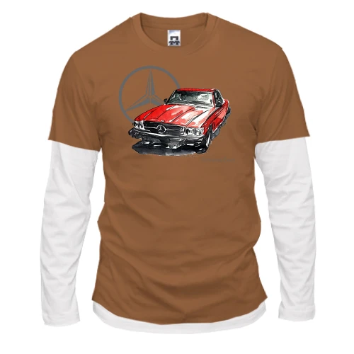 Мужской лонгслив Комби Mercedes-Benz Vintage