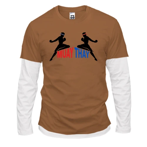 Мужской лонгслив с двойным рукавом Muay Thai (Соперники)