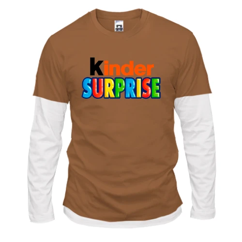 Чоловічий лонгслів Комбі Kinder Surprise