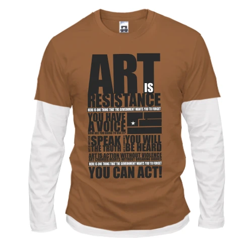 Чоловічий лонгслів Комбі Art