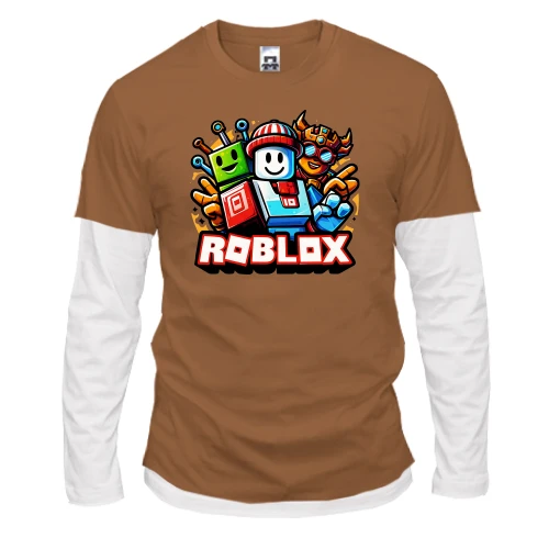 Чоловічий лонгслів Комбі з групою персонажів Roblox