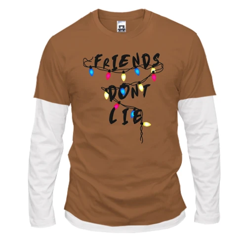 Мужской лонгслив Комби Friends dont lie