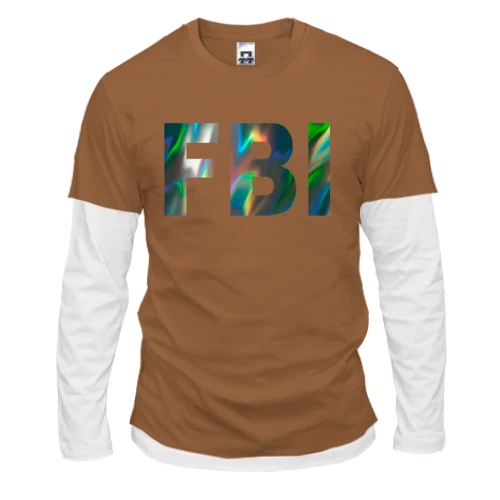 Чоловічий лонгслів Комбі FBI (голограма)