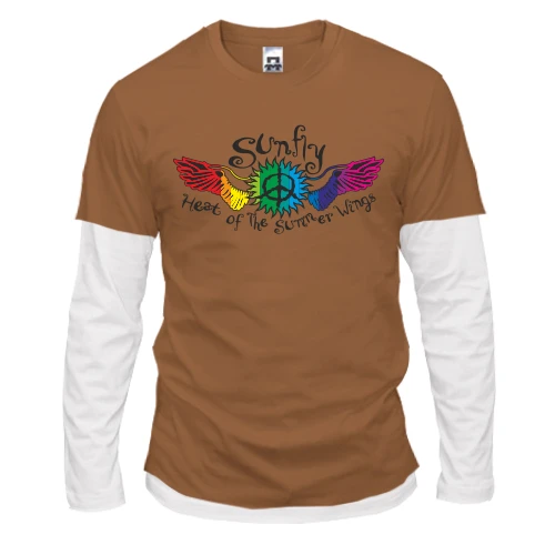 Мужской лонгслив Комби sun fly heat of the summer wings