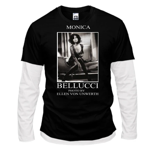 Мужской лонгслив с двойным рукавом MONICA BELLUCCI (by Elen)