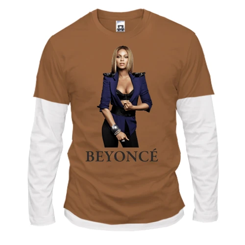 Чоловічий лонгслів з подвійним рукавом Beyoncé