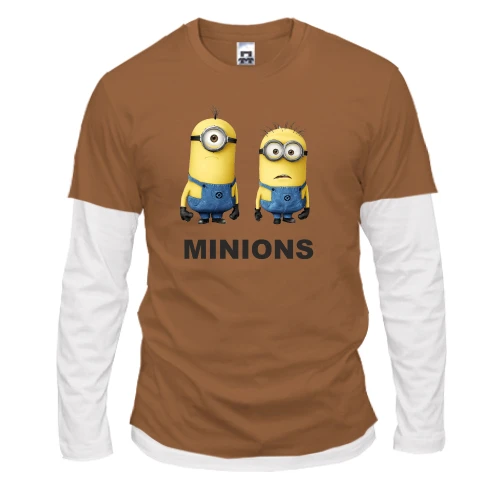 Чоловічий лонгслів Комбі, синій, Minions