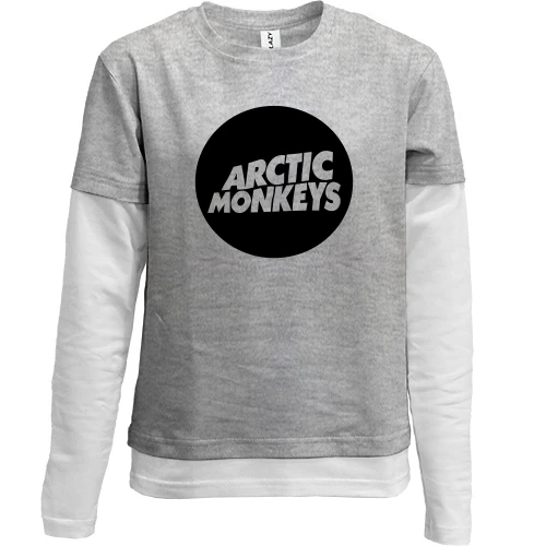Комбинированный детский лонгслив Arctic monkeys (Round)
