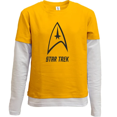 Комбинированный детский лонгслив Star Trek