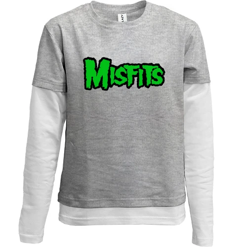 Комбинированный детский лонгслив The Misfits Logo