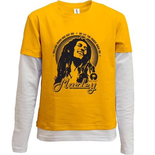 Комбінований дитячий лонгслів Bob Marley